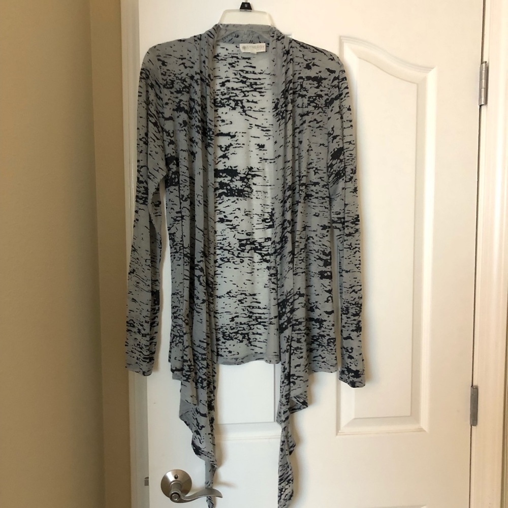 Synergy tissue knit cardigan